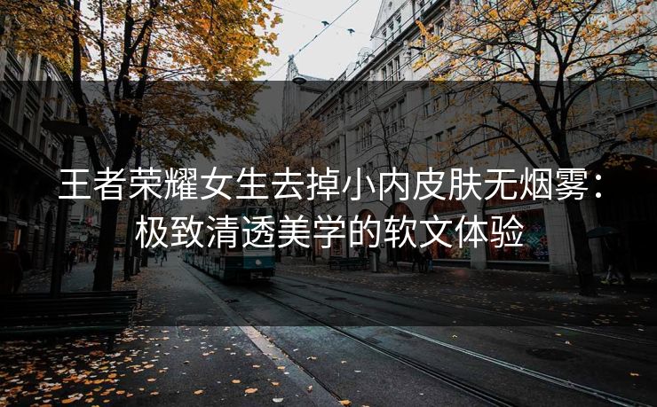 王者荣耀女生去掉小内皮肤无烟雾：极致清透美学的软文体验